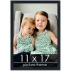PosterPalooza | Slim Profile Black Picture Frame - UV Acrylic, Foam Board Backing, Hanging Hardware - 2 of 4