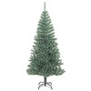 vidaXL Artificial Christmas Tree with Snow Flock Design, Lifelike Green PET Tips, Sturdy Metal Stand, Indoor and Outdoor Suitable - 3 of 4