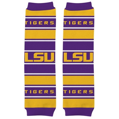 Image of Baby Fanatic Officially Licensed Toddler & Baby Unisex Crawler Leg Warmers - NCAA LSU Tigers
