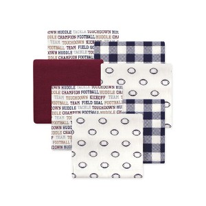 Little Treasure Hudson Baby Boys Cotton Poly Flannel Receiving Blankets 7Pk Multipack - 1 of 2