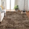 Washable Area Rugs Floral Print Farmhouse Rugs Boho Vintage Non-Slip Indoor Area Rug for Bedroom Living Room - 2 of 4