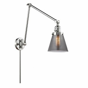 Cone - 1 Light Swing Arm Wall Sconce In Industrial Style-30 Inches Tall and 8 Inches Wide - 1 of 1