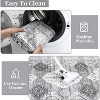 coucheta Washable Area Rug with Non Slip Backing, Multi-size Vintage Foldable Low Pile Traditional Ultra-Thin Carpet, for Living Room, Bedroom - 2 of 4