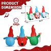 FURNIinspire Decorative Holiday Scene Props Christmas Inflatable Decoration Gnomes Elves for Party Front Yard Lawn, Multicolored, 23.6"*81.9"*43.3" - 3 of 4