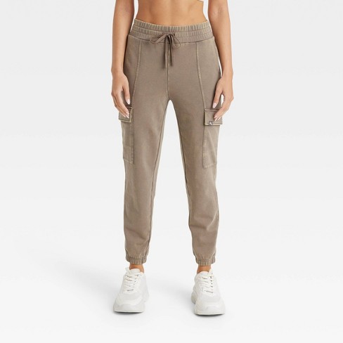 Women's Plus Size Mid-Rise French Terry Joggers - All in Motion