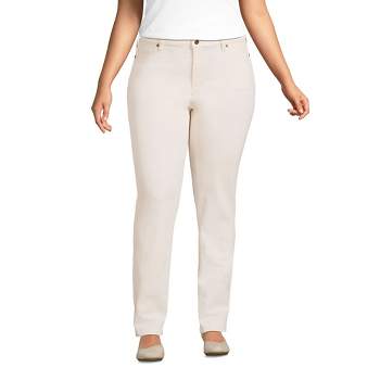Lands' End Women's Tall Mid Rise Pull On Chino Ankle Pants - 16