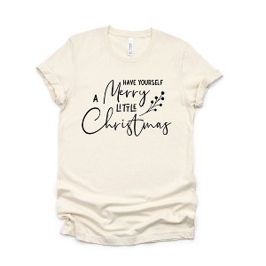 Simply Sage Market Women's Have Yourself A Merry Little Christmas Berries Short Sleeve Graphic Tee - 1 of 4