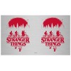 Stranger Things Black and Red Main Poster Stainless Steel Water Bottle - 2 of 3