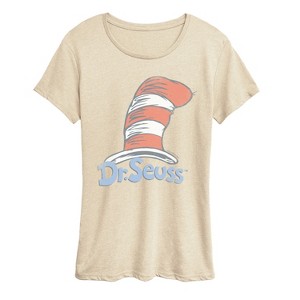 Women's - Dr. Seuss - The Cat in the Hat Logo Short Sleeve Graphic T-Shirt - 1 of 4