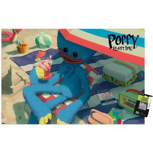 Trends International Poppy Playtime: Chapter 4 - Beach Huggy Wuggy Unframed Wall Poster Prints - 1 of 4