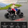 JOYRACER 24V Kids Ride-On ATV, 2-Seater 4-Wheeler Quad Electric Powerful Car w/ 800W Motor, Remote, High/Low Speed, Bluetooth/MP3 & LED for Big Kids - 4 of 4