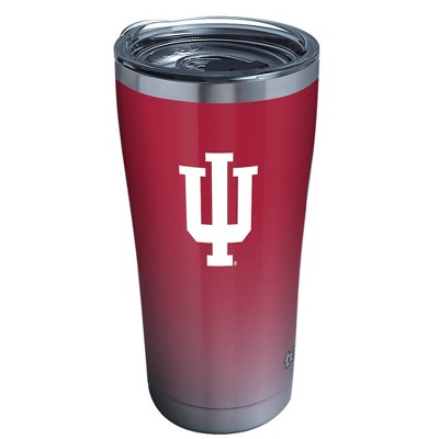 NCAA Indiana Hoosiers 20oz Ombre Stainless Steel Tumbler with Lid