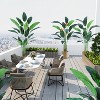 Artificial Bird of Paradise Plant Fake Palm Tree for Indoor Outdoor Modern Decor Faux Plants - 3 of 4