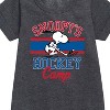 - Peanuts - Snoopy's Hockey Camp Graphic Short Sleeve Fleece Dress - 2 of 4