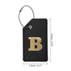 Unique Bargains Luggage Tag Black 1 Pc - 2 of 4