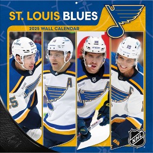 NHL St. Louis Blues 2025 12"x12" Team Wall Calendar - 1 of 4