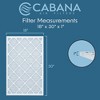 Cabana Air Filters 6 Pack Home HVAC Furnace Air Filters, Capture Unwanted Particles with Pleated Design, MERV 13, 18 x 30 x 1, White - 2 of 4