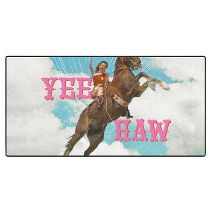MsGonzalez YEE HAW I Desk Mat - Deny Designs - 1 of 4
