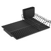 Trio Essentials 3-Piece Kitchen Counter Dish Drying Rack with Utensil Holder, Silicone Drying Mat,  Space-Saving Countertop Rack - 2 of 4