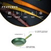 LunaLulinlk 12-Piece Cookware Set Non-Stick - Green - 3 of 3