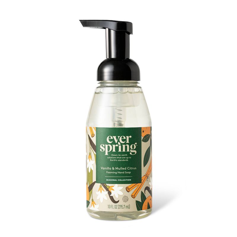 Vanilla &#38; Mulled Foaming Hand Soap - 10 fl oz - Everspring&#8482;, 1 of 5