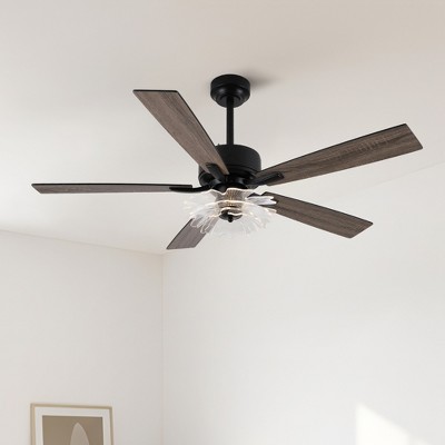 Parrot Uncle 52" Modern LED Ceiling Fan Light with Remote and Light