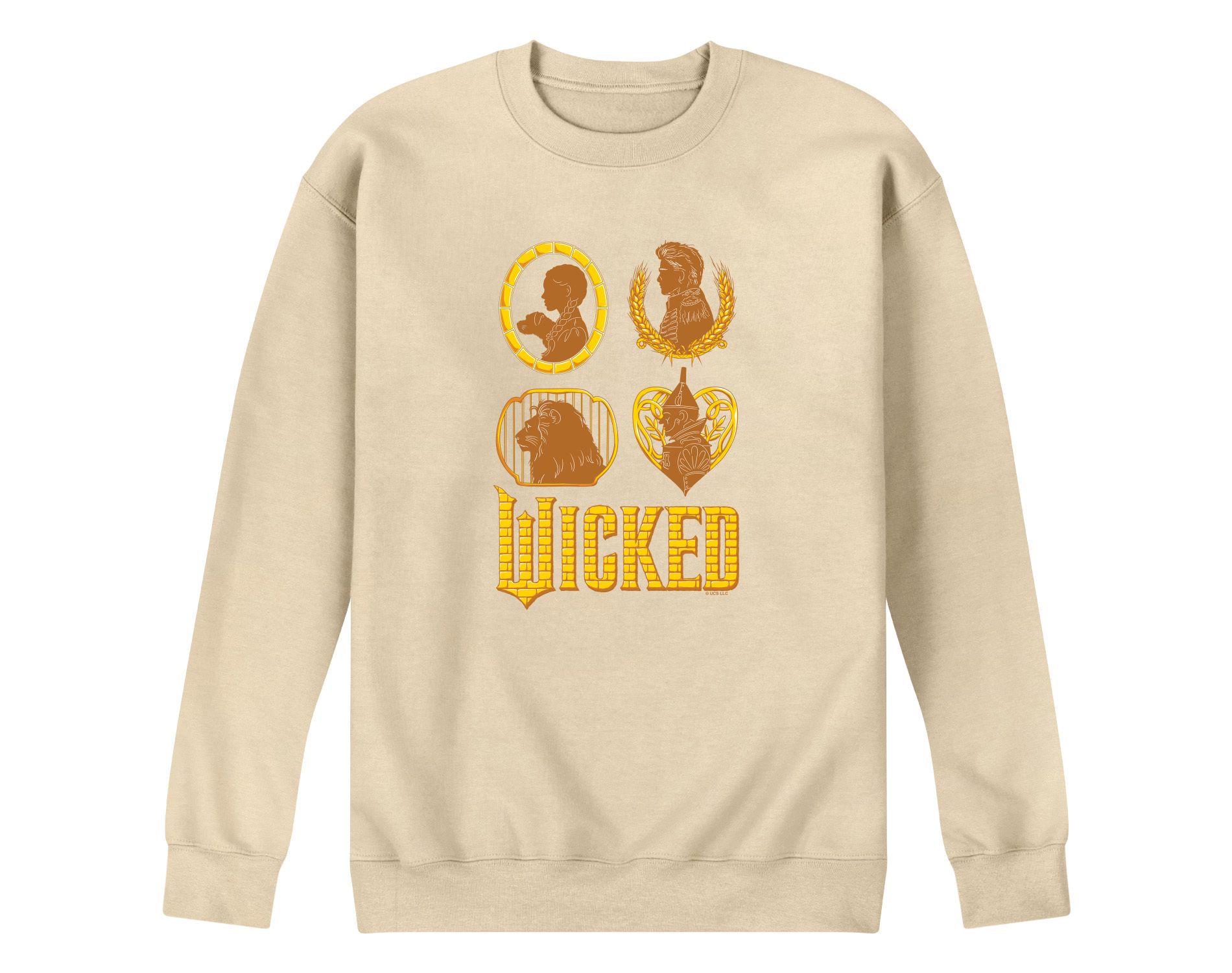 Men's - Wicked - Dorthy And Friends Logo Graphic Fleece Sweatshirt