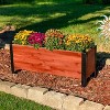 Sunnydaze Acacia Wood Raised Garden Bed with Removable Planter Bag - 14.75" H - 2 of 4