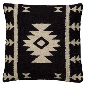 18"x18" Southwestern Striped Square Throw Pillow - Rizzy Home - 1 of 4