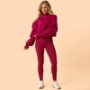 Blogilates Women's Marshmallow Mockneck Sweatshirt - 3 of 4