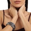 SOHI Women's Dark Silver Swirl Cluster Bracelet - 4 of 4