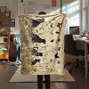 Butterfly Black Cats Flannel Fleece Blanket, All-Season RV Interior Decor, Car Nap Throw, Cozy and Soft, Christmas Gift. - 3 of 4