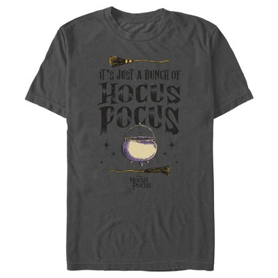 Men's Hocus Pocus Just A Bunch Quote T-shirt - Charcoal - Small : Target