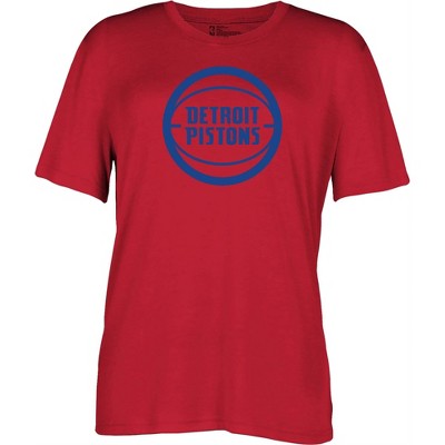 Nba Detroit Pistons Women s Short Sleeve Crew Neck T shirt Target