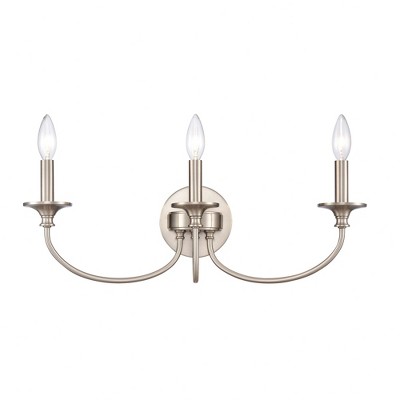 Elk Home Cecil 3 - Light Vanity in  Brushed Nickel