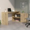 NicBex L Shaped Desk Home Office Desks Morden Desk with Storage Executive Work Desk with 1 Cabinet and 2 Shelves for Study and Office - 4 of 4