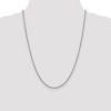 Black Bow Jewelry 2.4mm, Sterling Silver Fancy Box Chain Necklace - 2 of 4