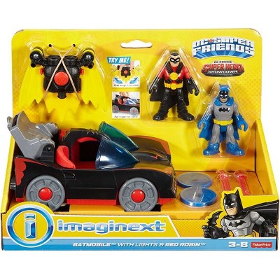 imaginext batman car with lights