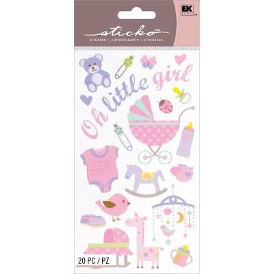 Sticko Stickers - Oh Little Girl, 20pcs