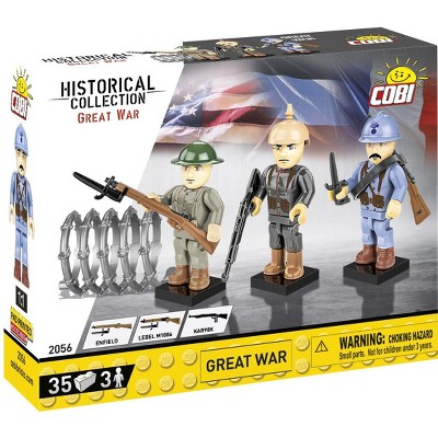 COBI Historical Collection Great War, 3 Figures & Accessories