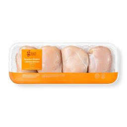 All Natural Boneless & Skinless Chicken Breast - 1.5-3.2lbs - price per lb - Good & Gather™