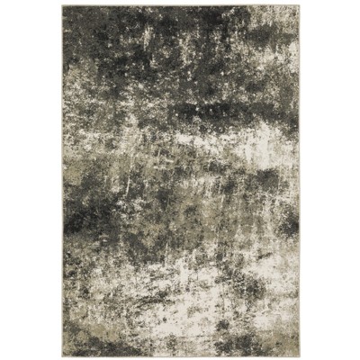 Oriental Weavers Venice 4332Y Charcoal/ Beige Indoor Area Rug - 3'10" x 5'5"