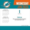 NFL Miami Dolphins 2025 Box Calendar - 3 of 4