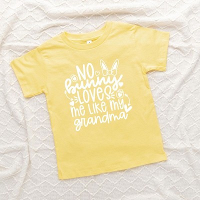 The Juniper Shop No Bunny Loves Me Like Grandma Toddler Short Sleeve Tee