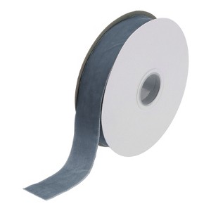 Unique Bargains Soft Single Face Spool Silky Velvet Ribbon for Bouquets DIY Crafts - 1 of 3
