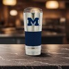 NCAA Michigan Wolverines 24oz Chrome Draft Tumbler - 3 of 3