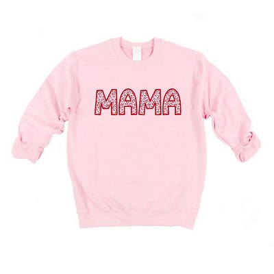 Simply Sage Market Women's Graphic Sweatshirt Mama Leopard Hearts