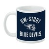 University of Wisconsin - Stout Blue Devils Logo Ceramic Coffee Mug Novelty Gift Mugs for Coffee Tea and Hot Drinks 11oz White - 3 of 4