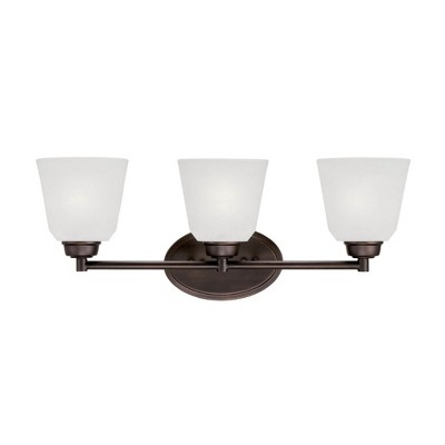 Millennium Lighting Franklin 3 - Light Vanity in  Rubbed Bronze