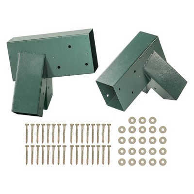 Swingan A-Frame Bracket Green Powder Coating Set Of 2